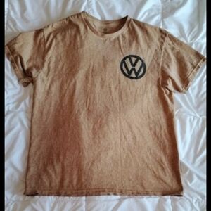 Volkswagen Logo Brown Graphic Tee - Large